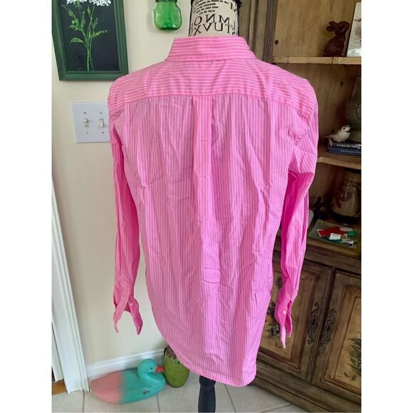 RALPH LAUREN BLACK LABEL – Pink Striped Tailored Shirt - Picture 4 of 7